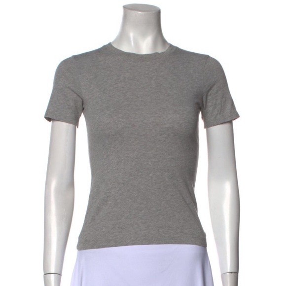 Acne Light Gray Short Sleeve Tee XS - Picture 1 of 4
